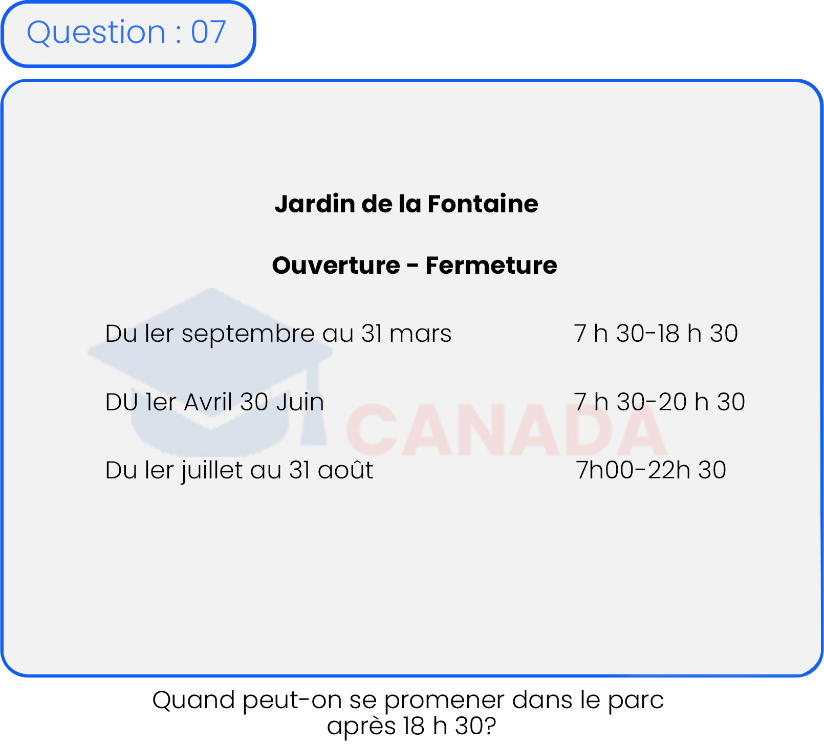 Question 7