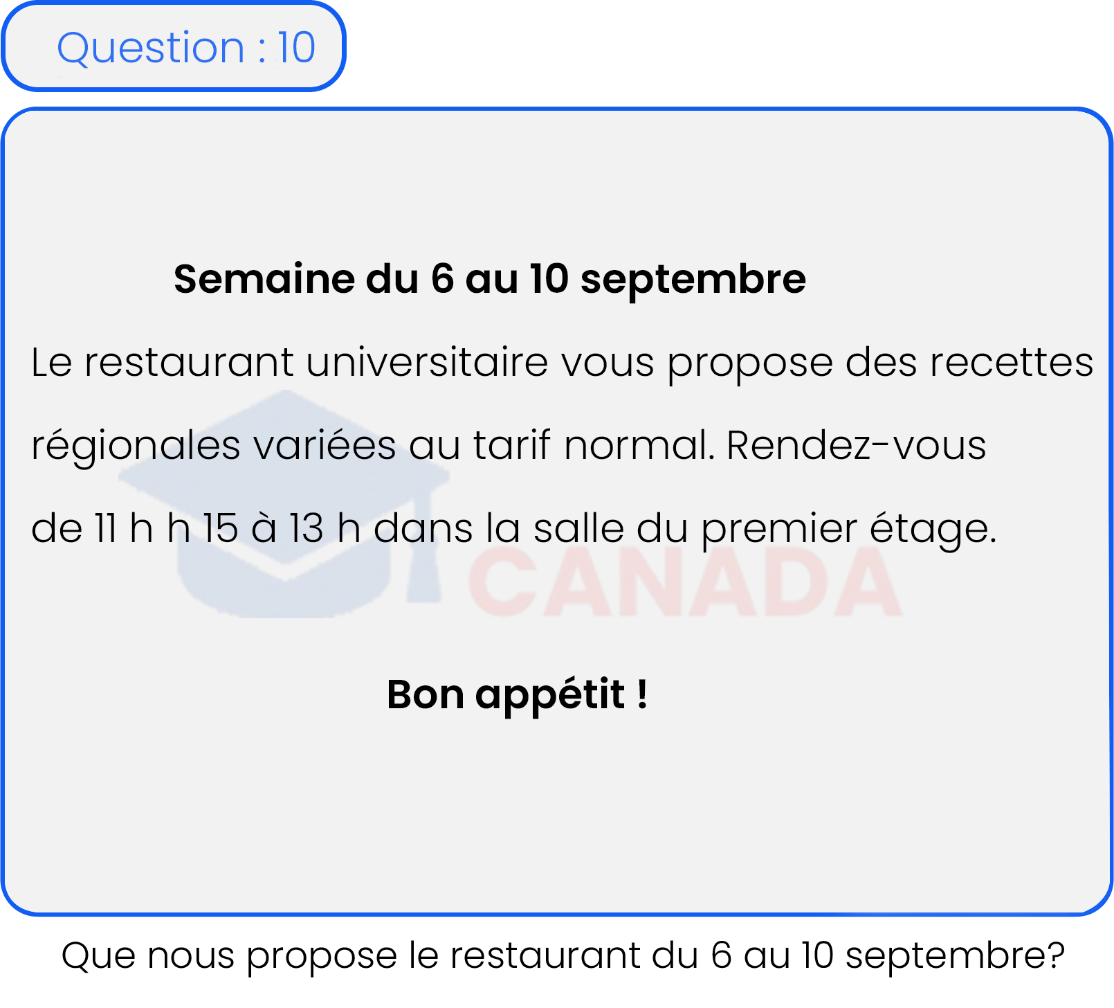 Question 10