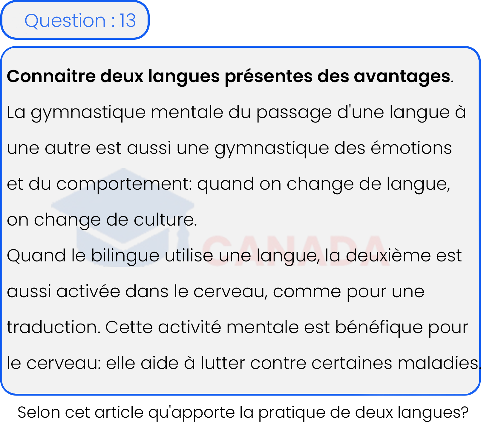 Question 13