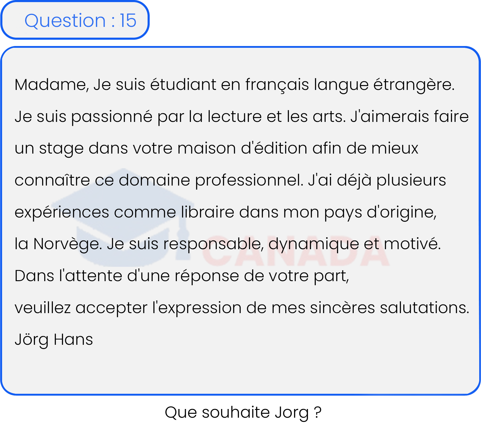Question 15
