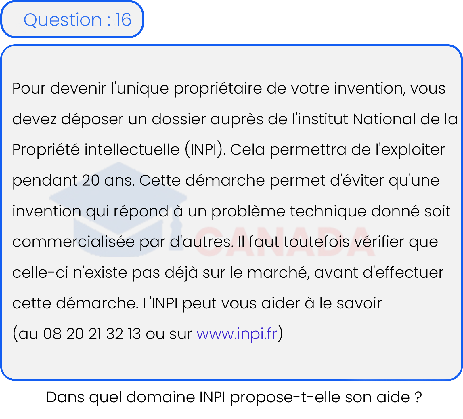 Question 16