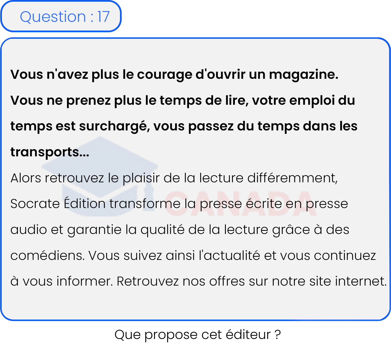 Question 17