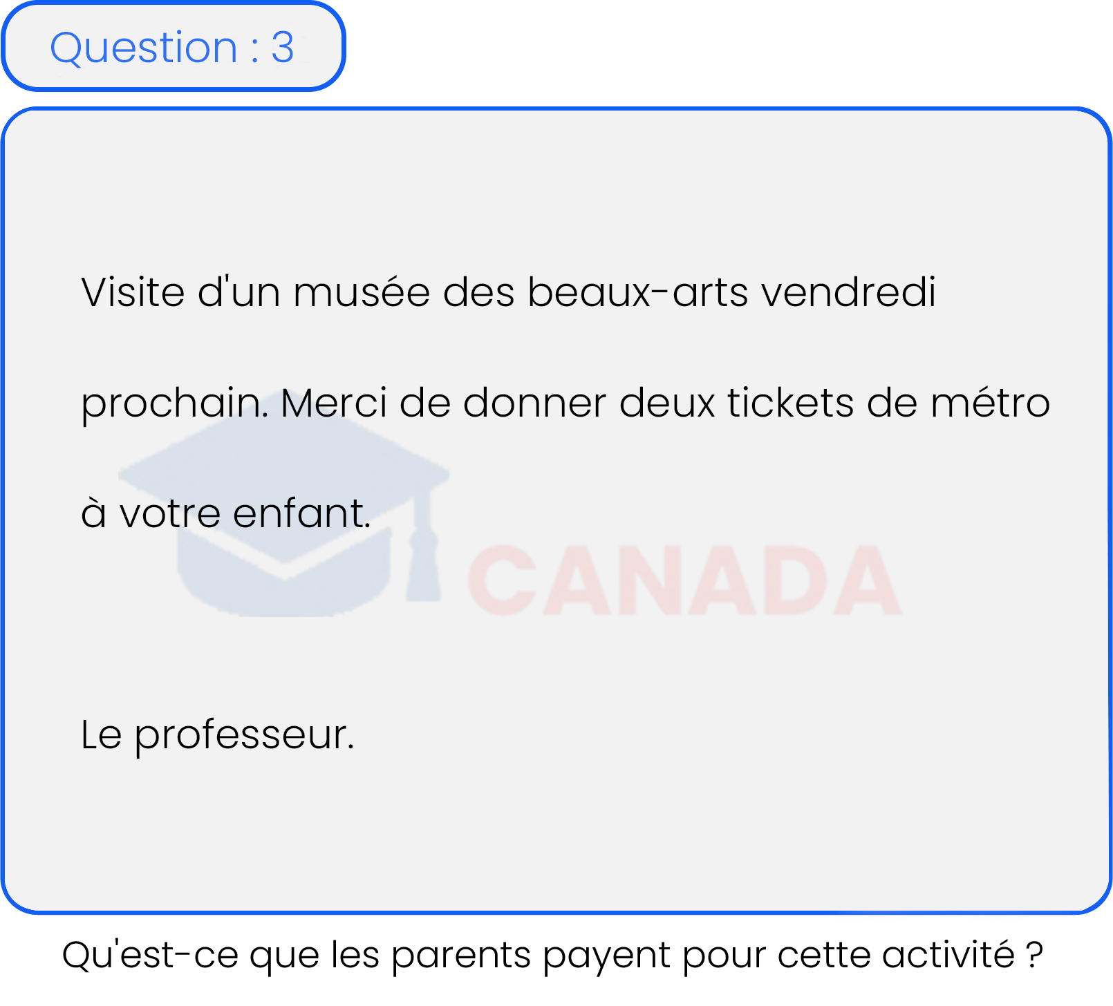 Question 3