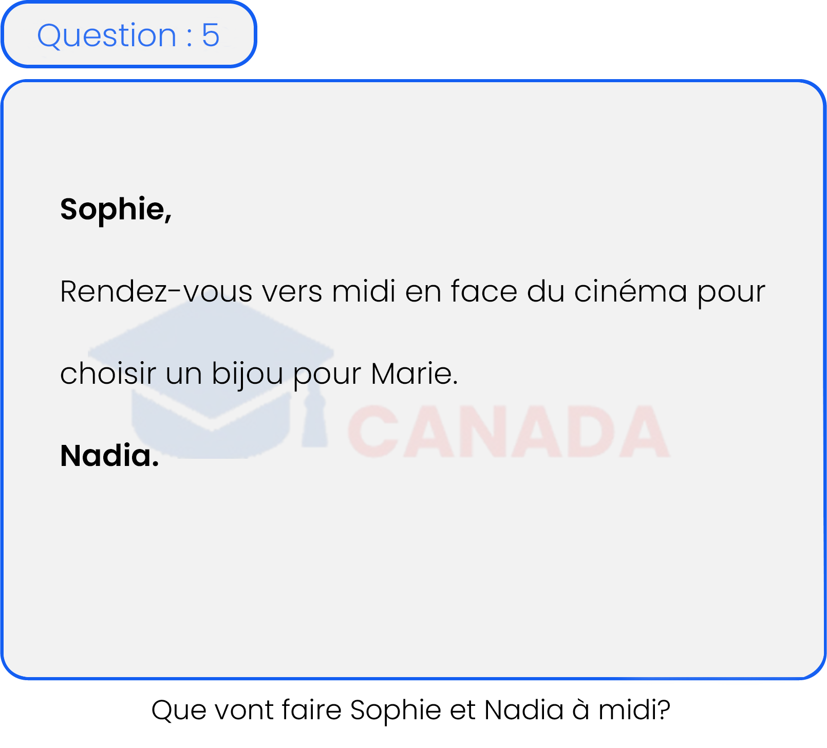 Question 5