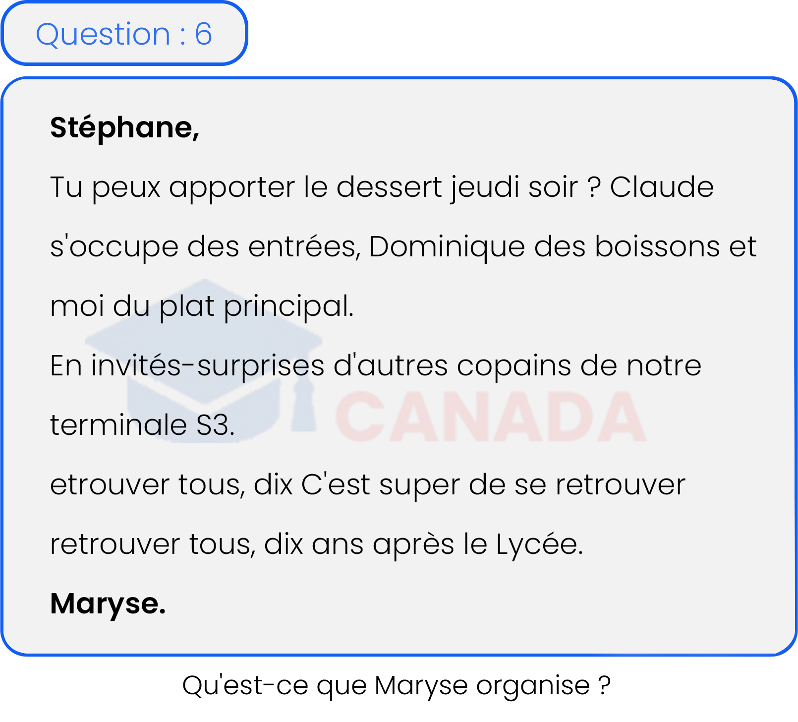 Question 6