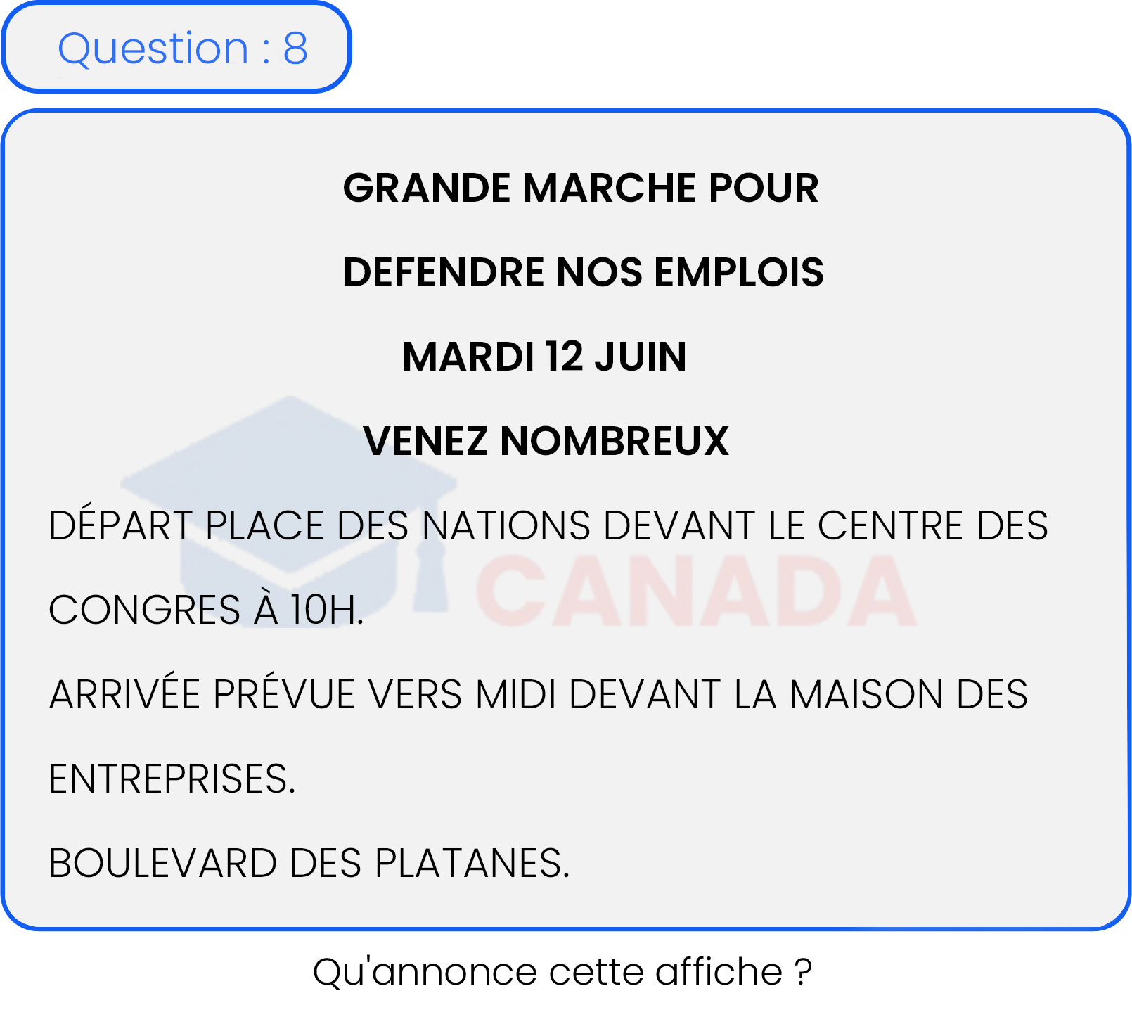 Question 8