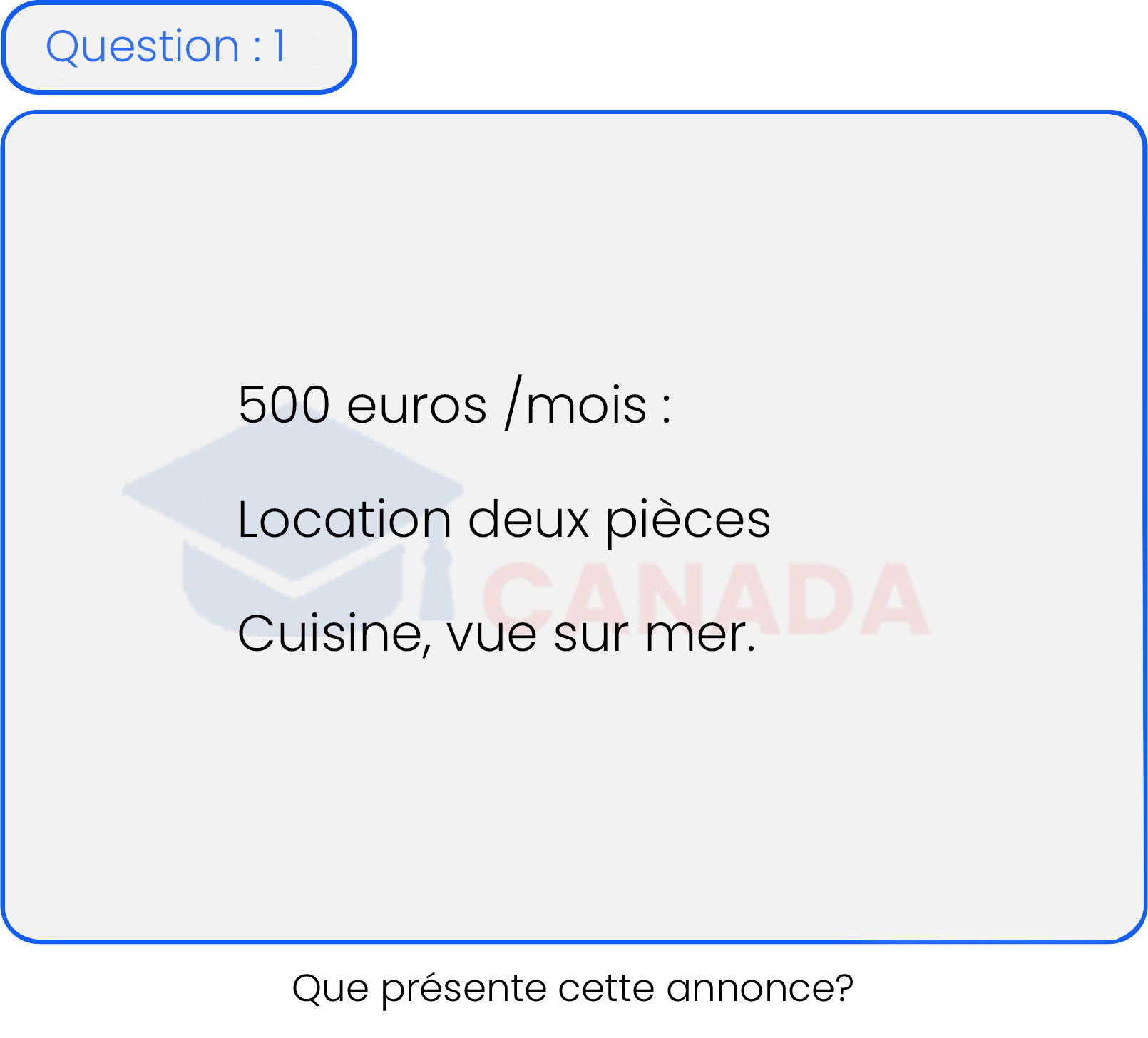 Question 1