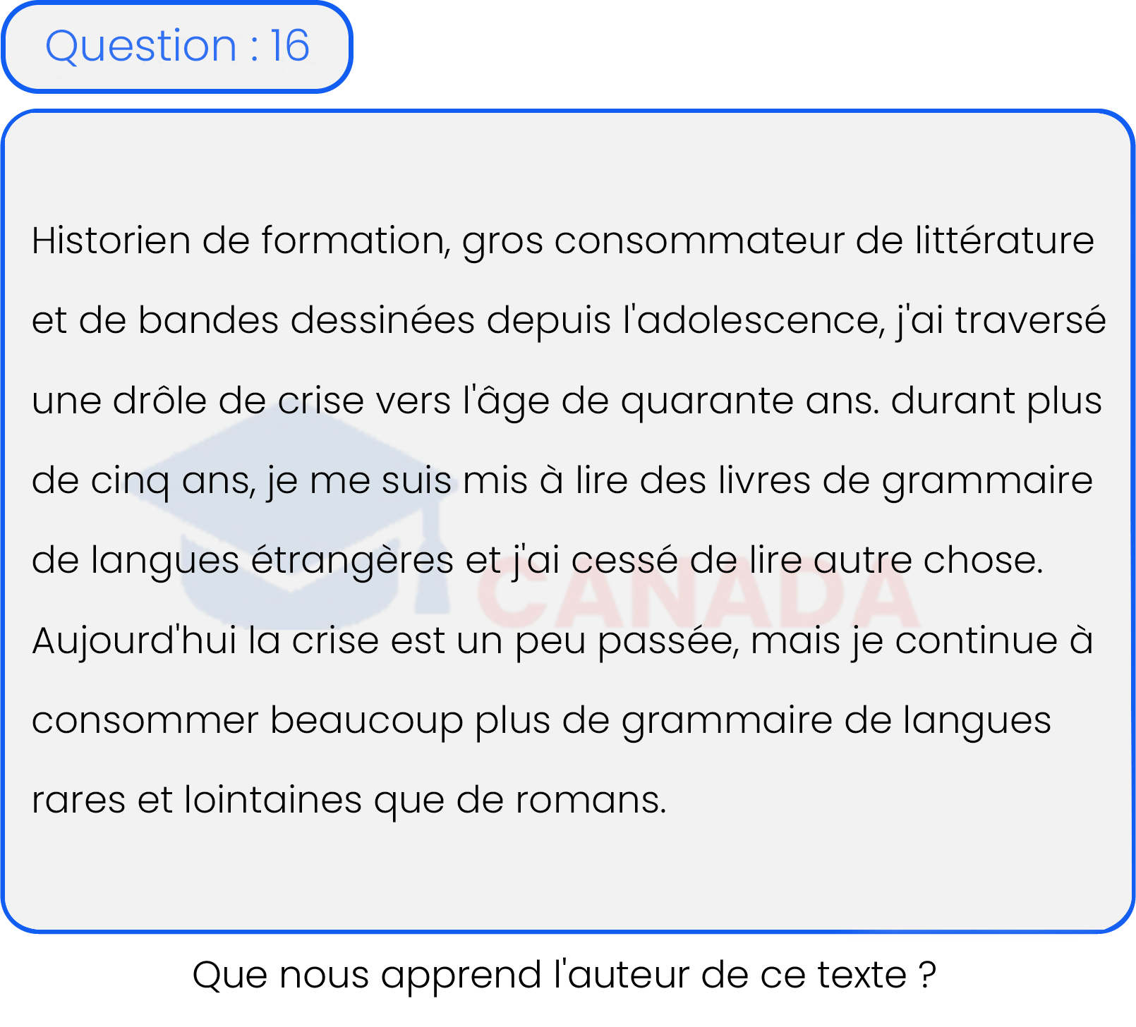 Question 16