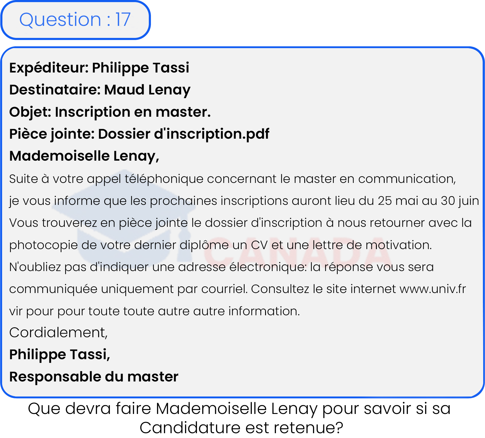 Question 17