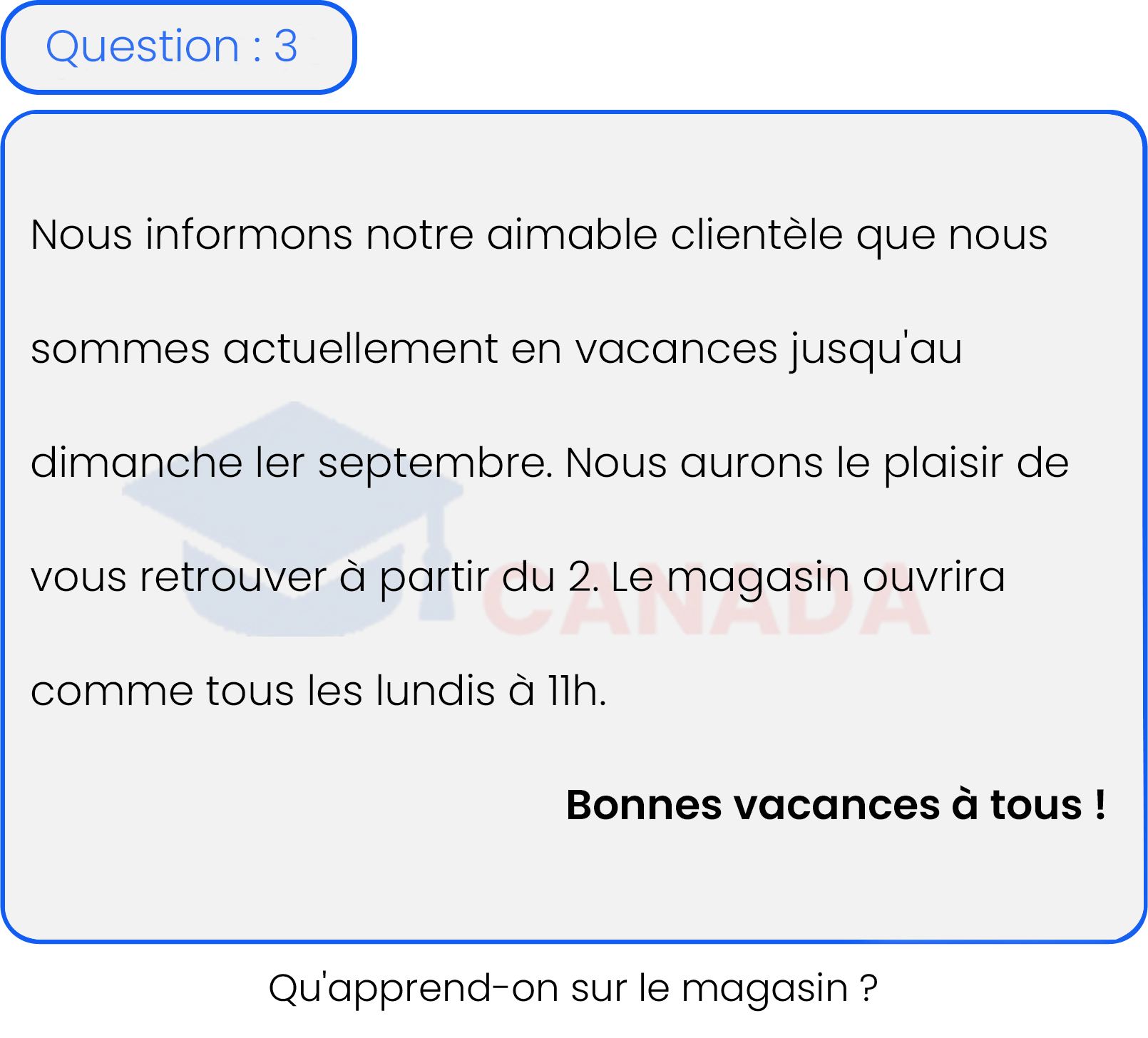 Question 3