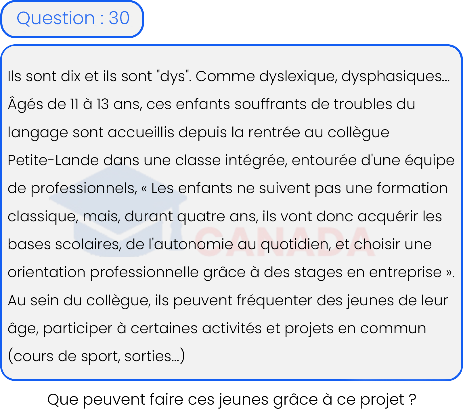 Question 30