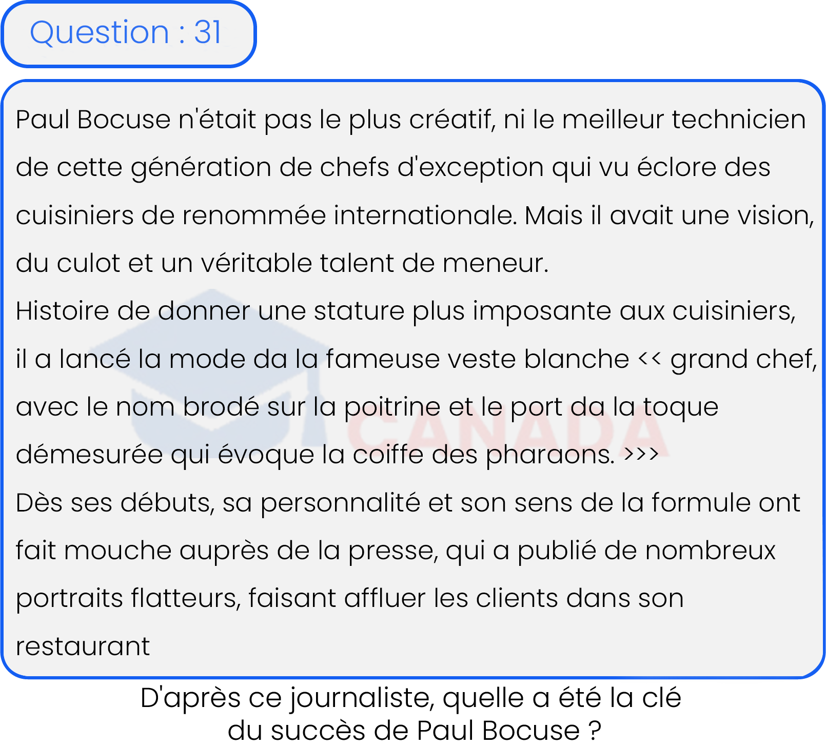 Question 31