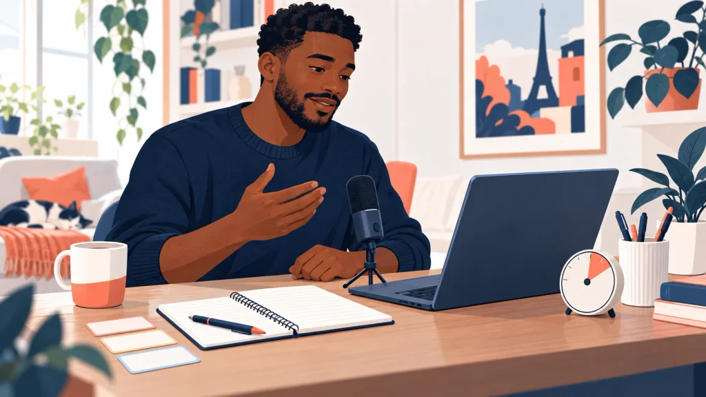 Enregistrer son français à la maison